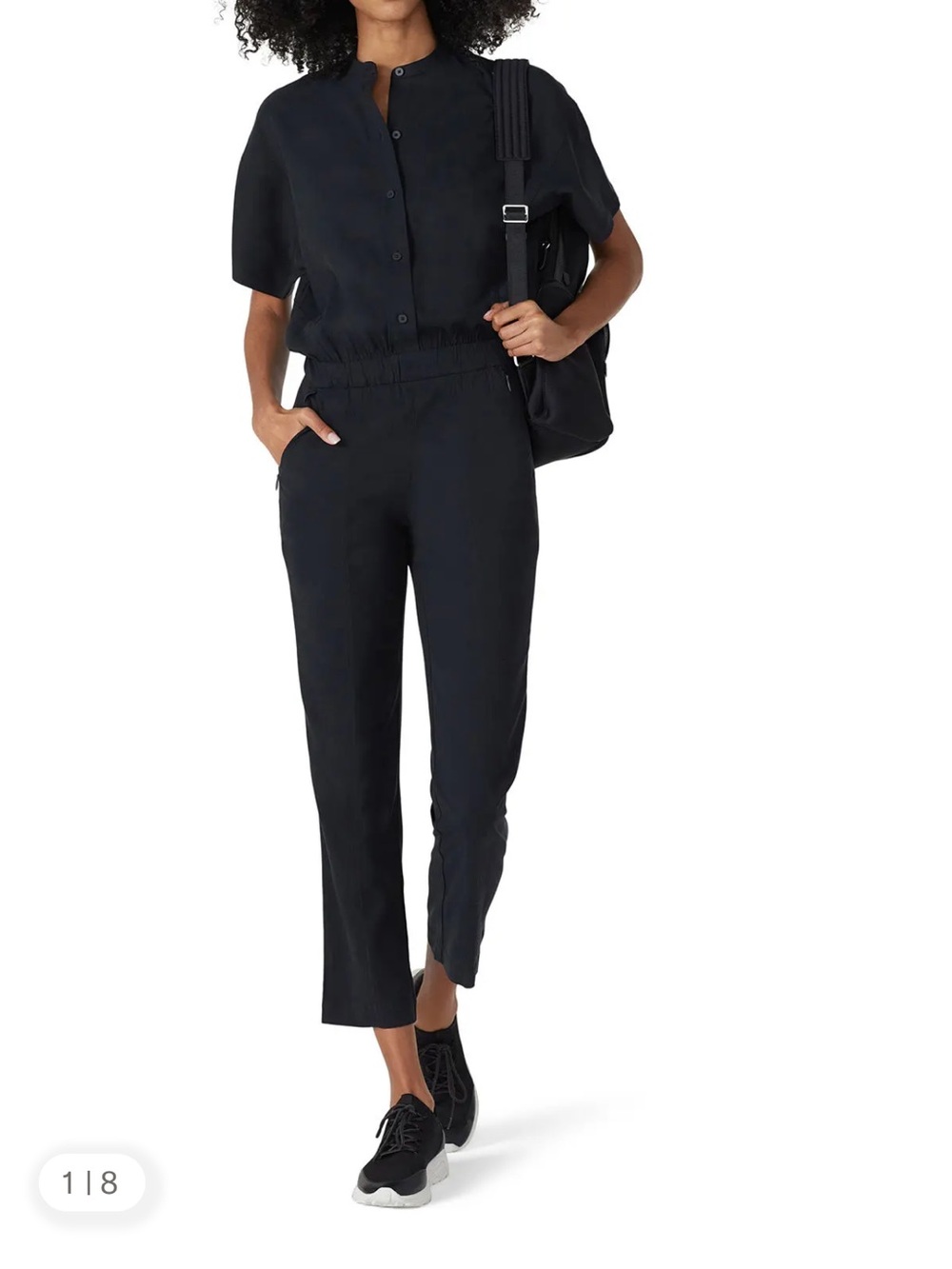 Lululemon Perfectly Poised Jumpsuit Women 10 Black